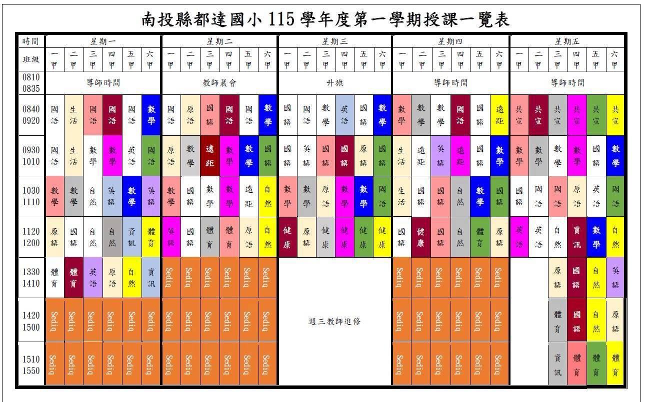 115-1課表