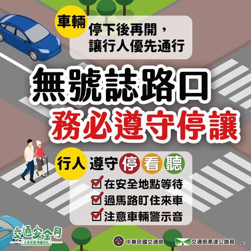112年交通安全月海報文宣
